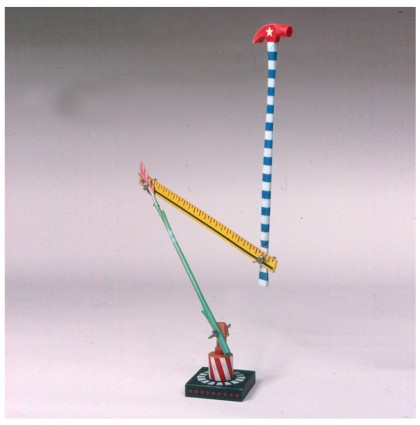 “At Bat”<br />1999<br />Polychrome Wood
