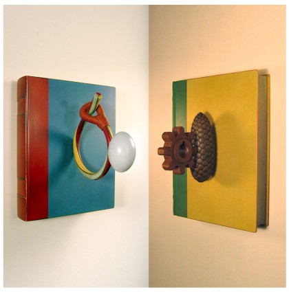 “Western Book, I”<br />2005<br />Polychrome Wood